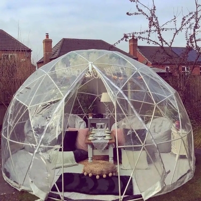 Logo personnalisé 2.9m Tente de dôme d' igloo PVC transparent pour la maison de jardin