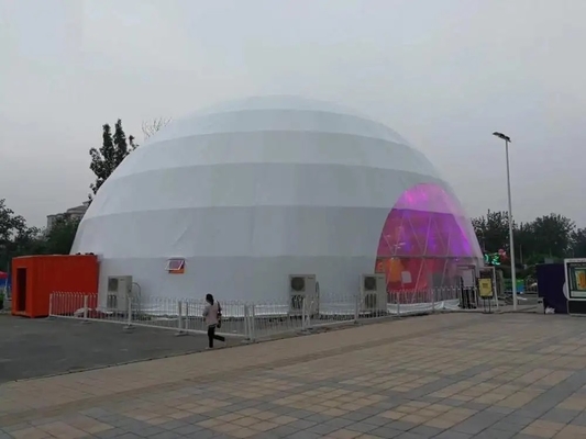 Hôtels commerciaux Tente à dôme gonflable Cirque 100 mètres carrés pour les événements