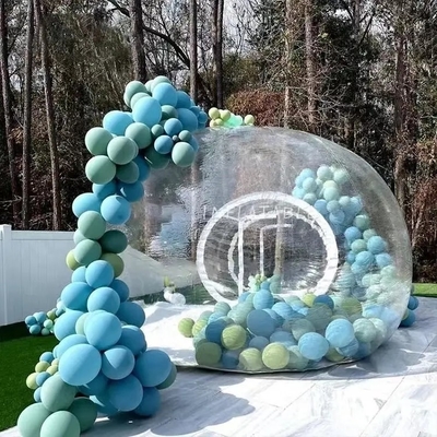 Hôtel Fête en plein air Enfants maison gonflable à bulles Tente Lodge pour événement de fête