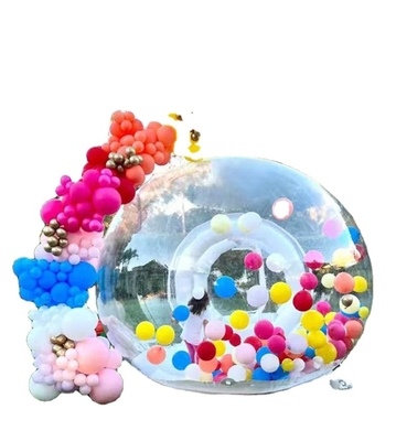 Camping maison à bulles gonflables extérieur dôme transparent clair