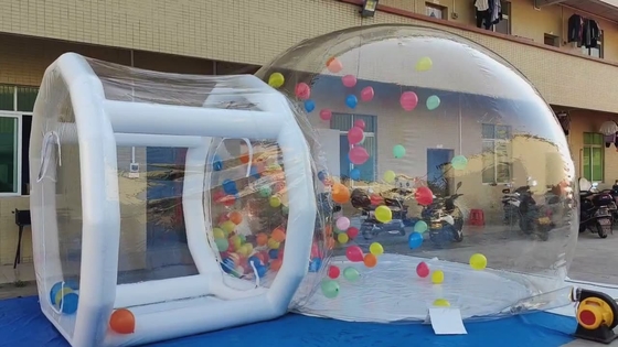 Camping maison à bulles gonflables extérieur dôme transparent clair