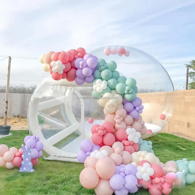 Fête des enfants Boule d' igloo Tente amusante en plein air Cristal gonflable