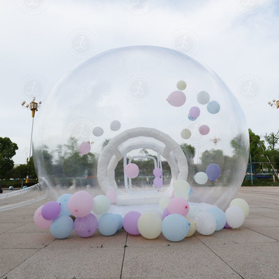 Fête des enfants Boule d' igloo Tente amusante en plein air Cristal gonflable