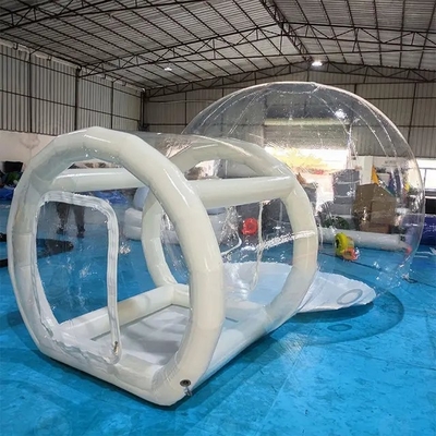 Maison de loisirs géante claire Tente gonflable à bulles Crystal Igloo Dome Transparent