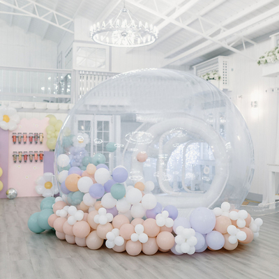 ODM Luxe maison gonflable à bulles Lodge Fête Location ballon à bulles