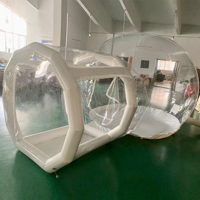 Terrain de jeux Pique-nique Fête pour enfants Tente de camping géante claire Igloo Tunnel extérieur PVC