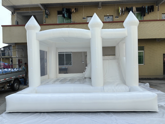 Château gonflable en PVC avec toboggan pour enfants