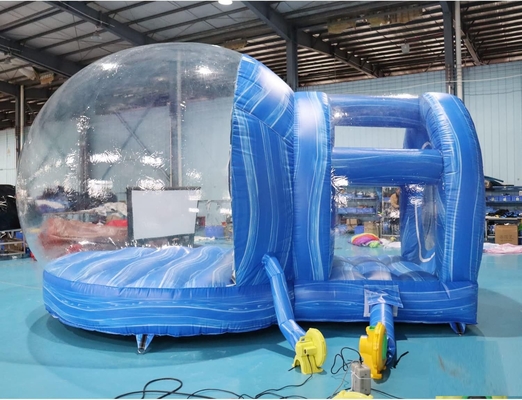 Tente à bulles transparente gonflable pour terrain de jeux extérieur
