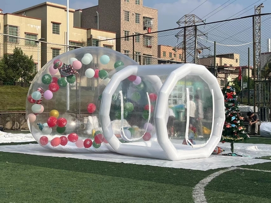 Maison à bulles claires extérieures