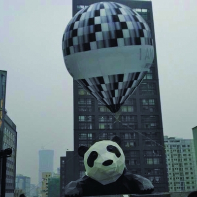 Vente à chaud Sport volant ballon gonflable à l' hélium pour la publicité service sur mesure