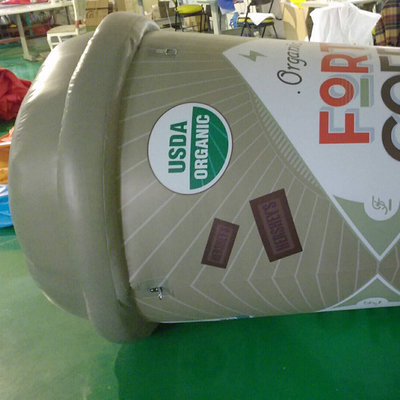 personnalisé géant pour la publicité tasse de café gonflable pour l' événement de promotion personnages de mascotte