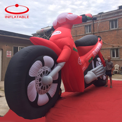 Motocycle gonflable tout-terrain géante sur mesure pour la publicité gonflable en plein air