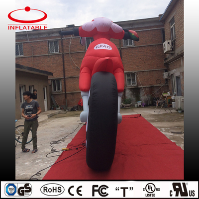 Motocycle gonflable tout-terrain géante sur mesure pour la publicité gonflable en plein air