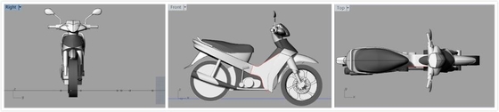 Motocycle gonflable tout-terrain géante sur mesure pour la publicité gonflable en plein air