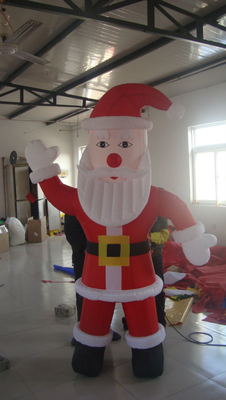 2023 Giant Cartoon Noël en plein air Père Noël gonflable Pour la décoration extérieure