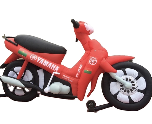 Motocycle gonflable tout-terrain géante sur mesure pour la publicité gonflable en plein air