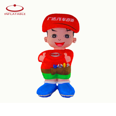 Mascotte de dessin animé gonflable 3D