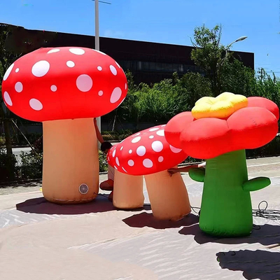 Champignon gonflable géant à LED