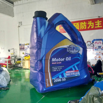 Modèle de bouteille d'huile de moteur gonflable pour la promotion
