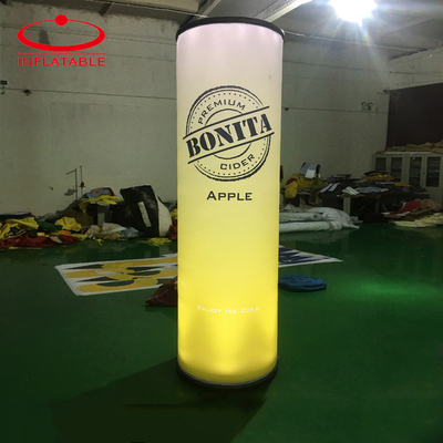 Modèle de cylindre gonflable de pilier de publicité géant personnalisé usine OEM Marque de colonne gonflable ballon gonflable tube d'air