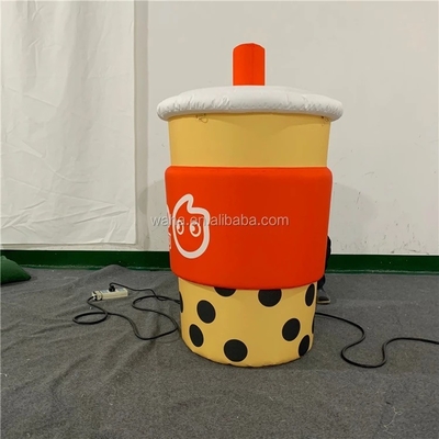 Bouteille de thé au lait, tasse de thé à vin, bouteille gonflable, boîte personnalisée, publicité.