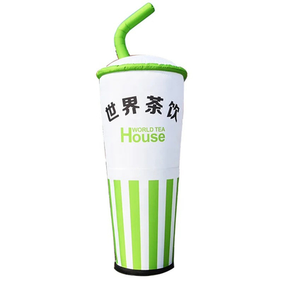 Bouteille de thé au lait, tasse de thé à vin, bouteille gonflable, boîte personnalisée, publicité.