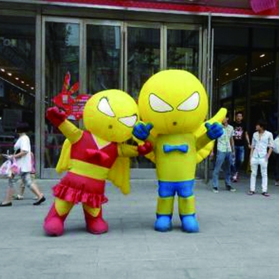 Modèle publicitaire de dessin animé Modèle de décoration de ballon Modèle publicitaire Inflatables pour l'événement Prix d'usine Cartoon gonflable sur mesure