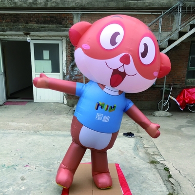 Costume de mascotte d'ours gonflable géant d'Oxford sur mesure