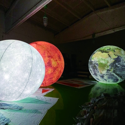 Galaxies multiples ballon gonflable à hélium géant avec LED