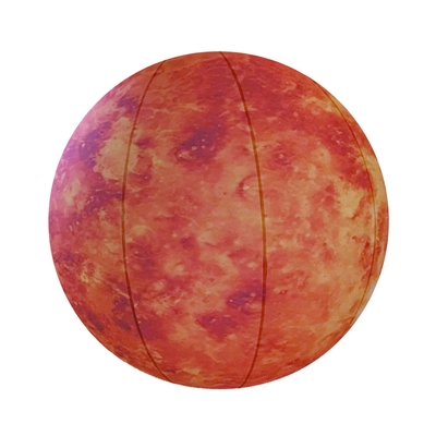 Ronde publicité ballon à hélium LED ballon lunaire gonflable géant