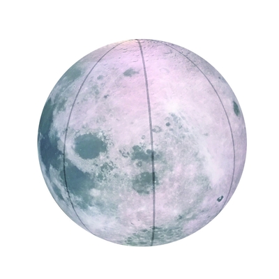Ronde publicité ballon à hélium LED ballon lunaire gonflable géant