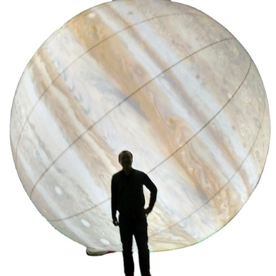 Lumière LED gonflable à l'hélium Ronde Ballon d'air lunaire publicitaire