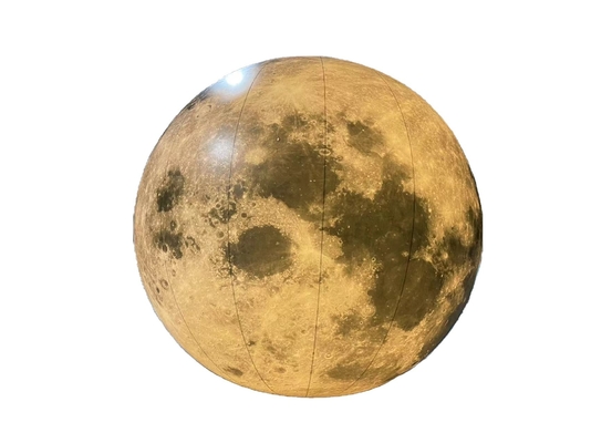 Lumière LED gonflable à l'hélium Ronde Ballon d'air lunaire publicitaire