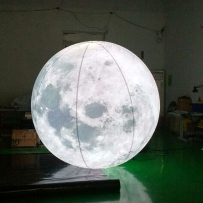 Lumière LED gonflable à l'hélium Ronde Ballon d'air lunaire publicitaire