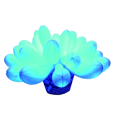 Décoration de mariage LED gonflable lumière colorée grandes fleurs gonflables