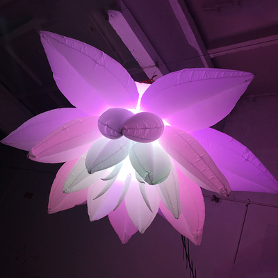 Publicité Lumière LED gonflable Impression UV géant avec différentes couleurs et logo