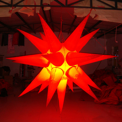 Publicité Lumière LED gonflable Impression UV géant avec différentes couleurs et logo