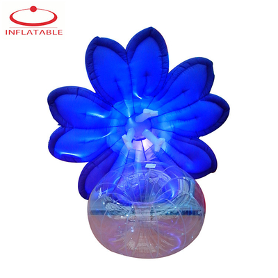 Lumière LED gonflable OEM Décoration de fleurs gonflable avec des lumières