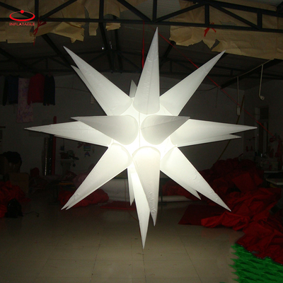 Lumière LED gonflable OEM Décoration de fleurs gonflable avec des lumières