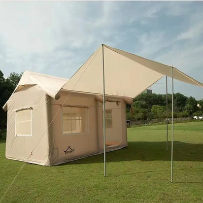 Fabrique personnalisée multi-personnes grande tente de camping de luxe Air famille à l'extérieur maison gonflable tente maison tente gonflable camping