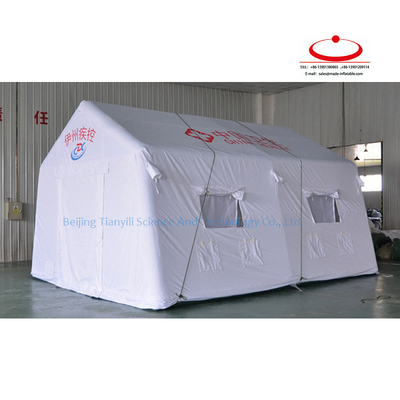 Tente d'urgence personnalisée de haute qualité grande facile à installer Tente industrielle portable gonflable