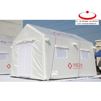 Tente d'urgence personnalisée de haute qualité grande facile à installer Tente industrielle portable gonflable