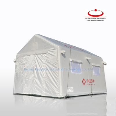 Tente d'urgence personnalisée de haute qualité grande facile à installer Tente industrielle portable gonflable