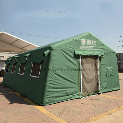 OEM/ODM Grand Convient de haute qualité de camping extérieur Vert Tente gonflable