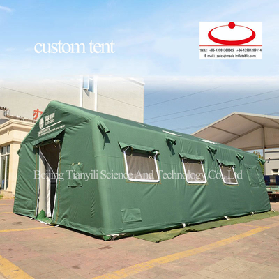 OEM/ODM Grand Convient de haute qualité de camping extérieur Vert Tente gonflable