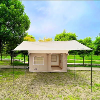 Grandes tentes de jardin en PVC gonflables Tente touristique pneumatique à l'extérieur imperméable à l'eau Tente familiale de randonnée et de voyage Costume pour 2-3 personnes