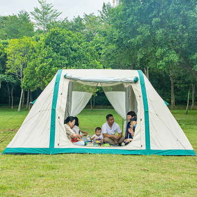 Chaud Quatre saisons 10 personnes Hiver imperméable à l'eau Hôtel de luxe extérieur Désert Pop Up Air Tent Tente de camping gonflable pour 8 personnes