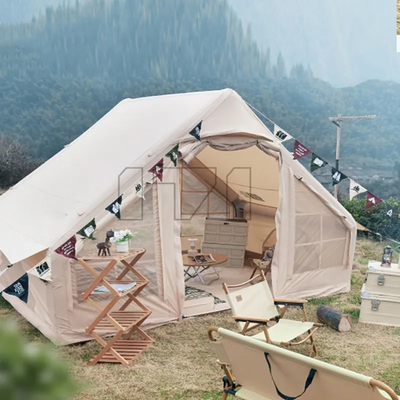 Camping extérieur de luxe 10 mètres Blanc 12 m2 Grandes tentes de couleurs Tente pneumatique