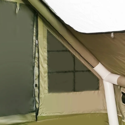 Camping extérieur de luxe 10 mètres Blanc 12 m2 Grandes tentes de couleurs Tente pneumatique