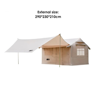Tente de camping gonflable extérieure pour 5 à 8 personnes pour pique-niques et randonnées